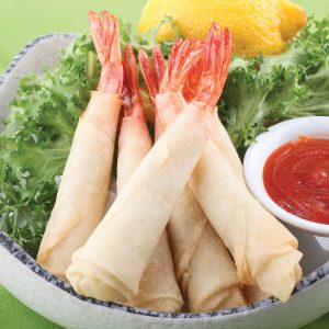 Frozen Raw Filo Pastry Shrimps Roll